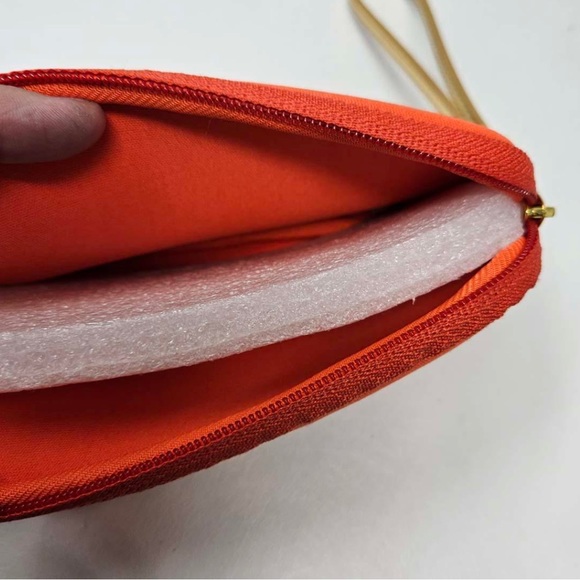 Rustic cuff persimmon wristlet - Picture 3 of 4
